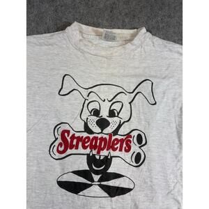 VTG Streaplers Band Shirt Mens XL Heather Gray Dog Graphic Swedish Music Merch